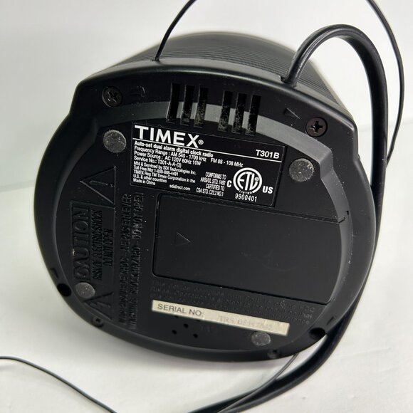 Timex T301B Digital Tuning Alarm Clock AM FM Radio - Picture 9 of 9